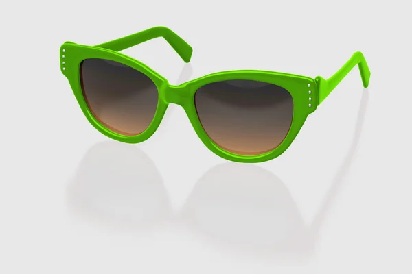Sonnenbrille isoliert auf weißem Hintergrund. mit Schnittpfad. — Stockfoto