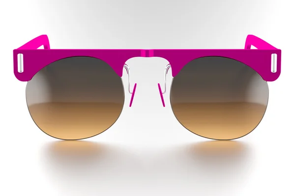 Sonnenbrille isoliert auf weißem Hintergrund. mit Schnittpfad — Stockfoto