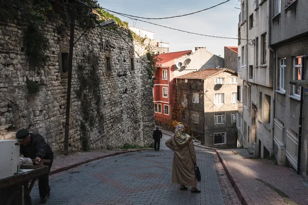 Istambul vista de rua . Imagens De Bancos De Imagens