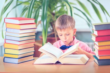 Okul çocuk Kitaplığı'nda, Kağıt kopya kitap yazılı olarak çocuk eğitimi