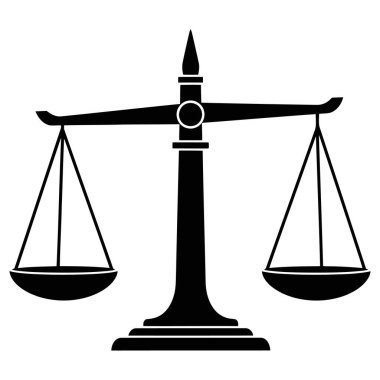 teraziyi iki adalet sembolüyle dengelemek