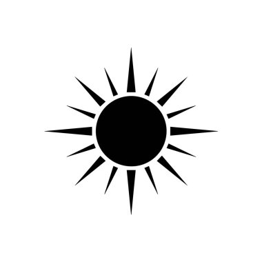 Cesur bir güneş ikonu sıcaklık ve enerji yayar. Hava durumu uygulamaları, yaz promosyonları ya da benzersiz yeteneği olan her tasarıma canlı bir dokunuş için idealdir..