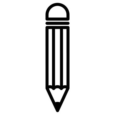 Bu minimalist kalem simgesi ile projenize biraz yaratıcılık ve öğrenme katın, bilgi aktarımı veya tasarım materyalleri için mükemmeldir.