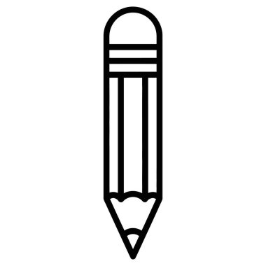 Projelerinize biraz yaratıcılık katan temiz, minimalist bir kalem ikonu. Eğitim veya tasarım içeriğini geliştirmek için bu basit grafiği kullanın.