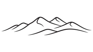 Çarpıcı dağ sıraları macera ve sükuneti çağrıştırıyor. Markalaşma, logo ve seyahat temaları için idealdir, her tasarıma biraz doğa katar..