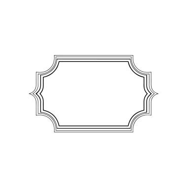 Tasarım için vektör logosu şablonu. vektör sanatı