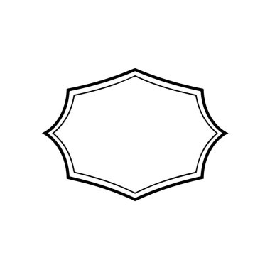 Vektör simgesi, rozet illüstrasyonu