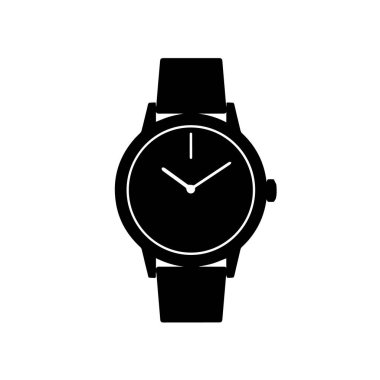 Akıllı saat simgesi. İzlemenin vektör illüstrasyonu