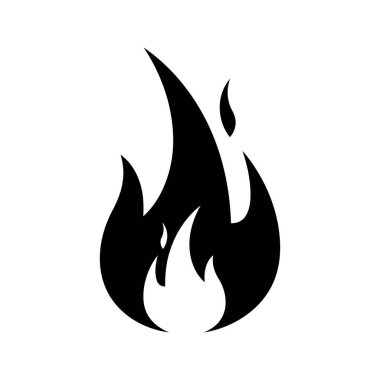 Ateş Alevi vektör simgesi