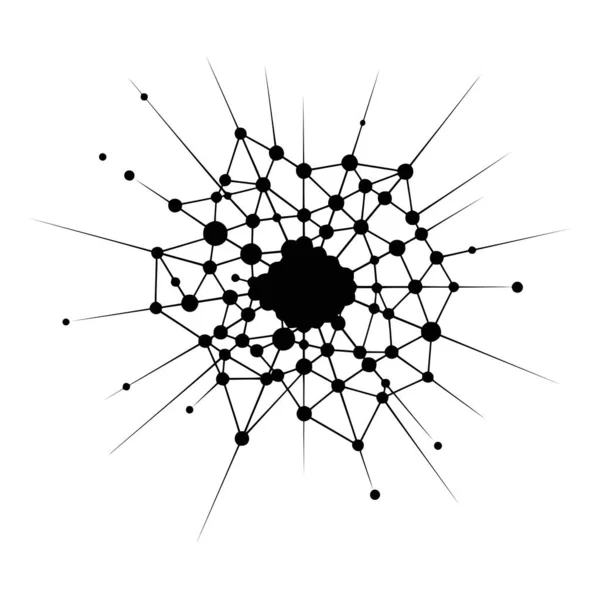 black network connection. technology and communication.