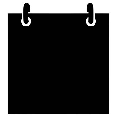 Takvim Boş Simgesi, Zamanlama Sembolü, Boş Asılma Takvimi Çizimi