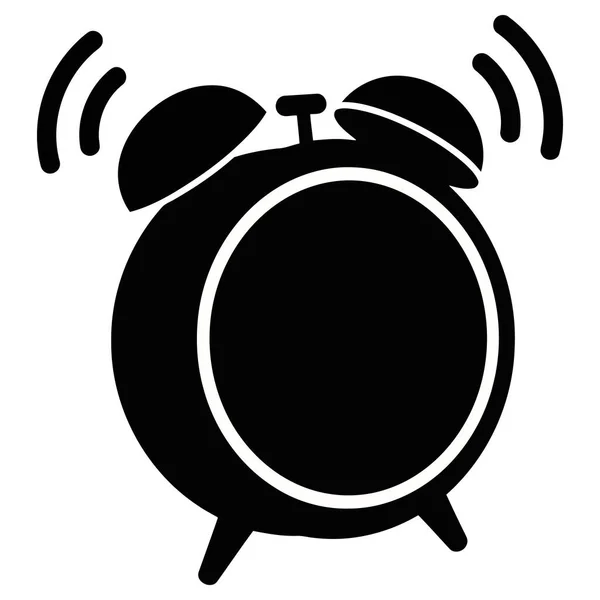 Ringing Alarm Clock Icon, Clock Icon Vector, Classic Alarm Clock Silhouette