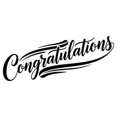 Tebrikler Typography, Celebration Design, Calligraphic Tebrikler