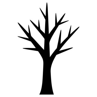 Basit Ağaç Silueti, Çıplak Ağaç Resimleri, Minimalist Ağaç Özeti