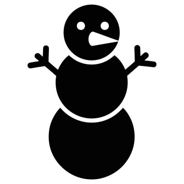 Kara Kardan Adam Simgesi, Basit Kış Sembolü, Noel Tatili Sembolü