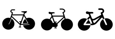 Bisiklet Simgeleri, Minimalist Bisiklet Sembolleri, Vektör Bisiklet Resimleri
