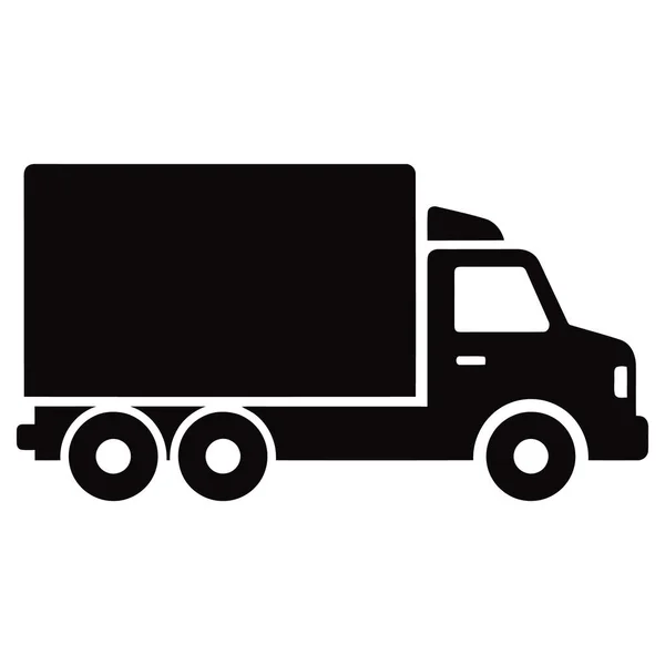 Taşıma ve Lojistik Hizmetleri için Taşıma Kamyonu Vektör Simgesi ResmiComment