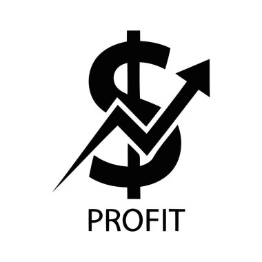 Yükselen grafiği ve 