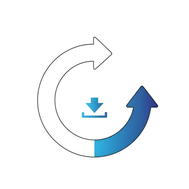 ok simgesi vektör illüstrasyonu