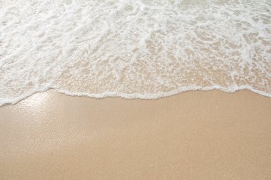 Sahilde deniz dalgaları