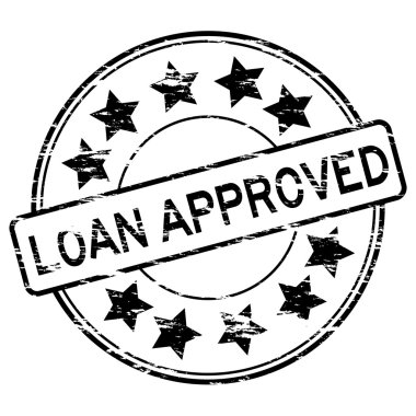 Grunge kredi onaylama damgası