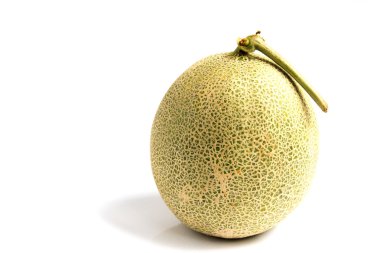 beyaz arkaplanda kavun