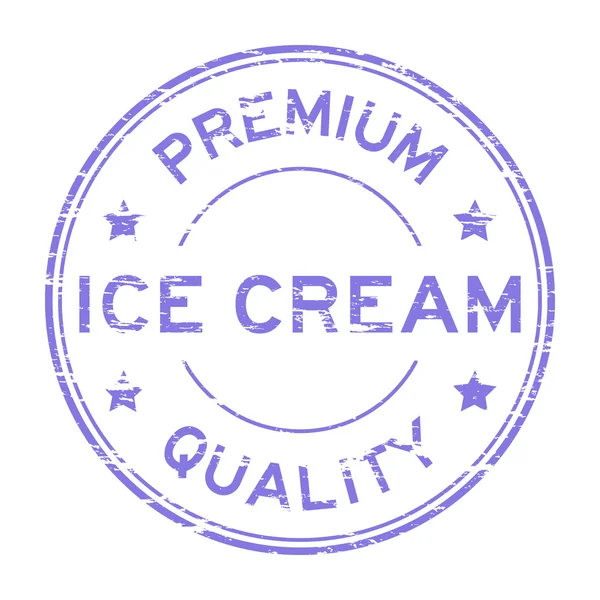 Grunge dondurma premium kalite damgası