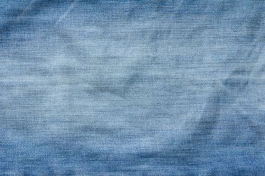 Mavi buruşuk denim jeans dokusuna kapandı 