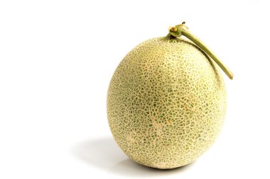 beyaz arkaplanda kavun