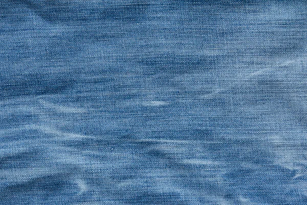 Zamknięty tekstury jeans niebieski denim pognieciony — Zdjęcie stockowe