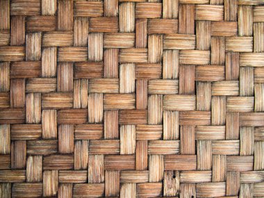 Kapatılmış ahşap hasır doku arkaplanı