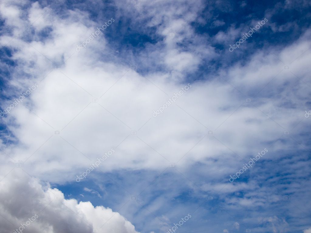 Ciel Bleu Clair Avec Fond Nuageux Blanc Image Libre De Droit Par Thaneeh Gmail Com C