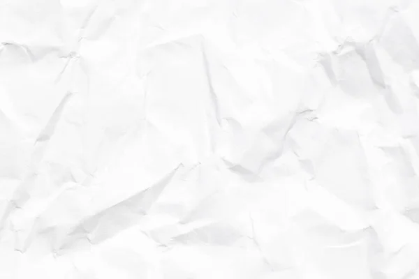 Grunge Gerimpelde Witte Kleur Papier Textuur Achtergrond — Stockfoto