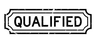 Grunge siyah nitelikli beyaz arka planda kare kauçuk mühür