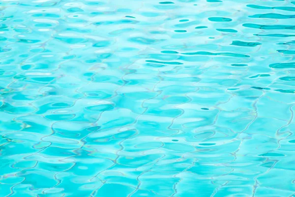 Ondulação Água Piscina Com Fundo Piso Azulejo Azul — Fotografia de Stock