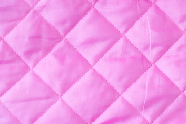 Colore Rosa Stoffa Con Sfondo Struttura Forma Diamante — Foto Stock
