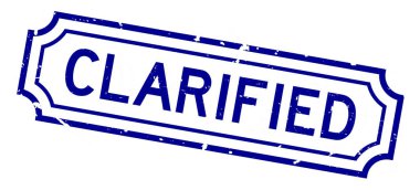 Grunge mavisi, beyaz arka planda lastik mühür mührü.