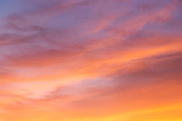 Céu Luz Cor Bonita Com Fundo Nuvem Partir Pôr Sol — Fotografia de Stock