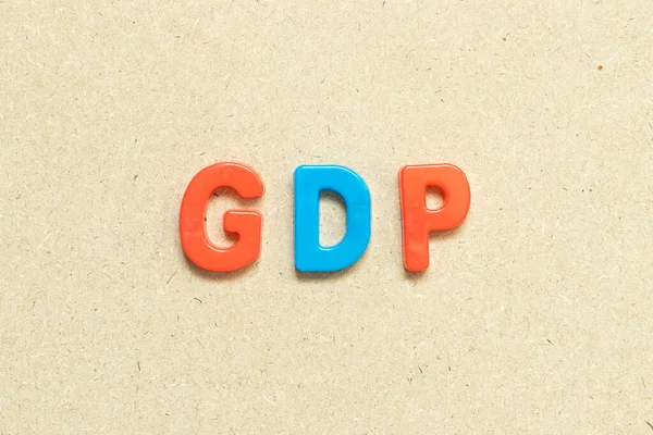 Kleur Alfabet Letter Met Woord Gdp Afkorting Van Goede Distributiepraktijken — Stockfoto