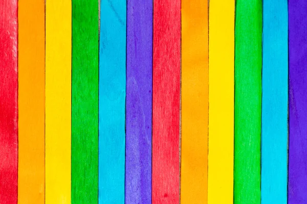 Utilisation Planches Bois Multicolores Comme Fond Texturé Cadre Décoration Avec — Photo