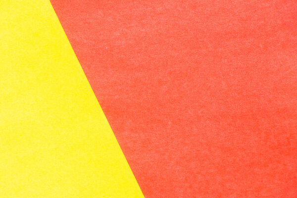 Abstract red and yellow color paper textured background with copy space for design and decoration