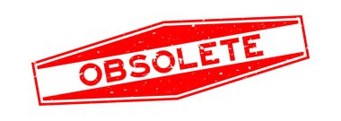 Grunge kırmızı kelime altıgen lastik mühür beyaz arka planda