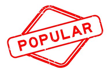 Grunge kırmızı kelime rubbber mühür beyaz arka planda