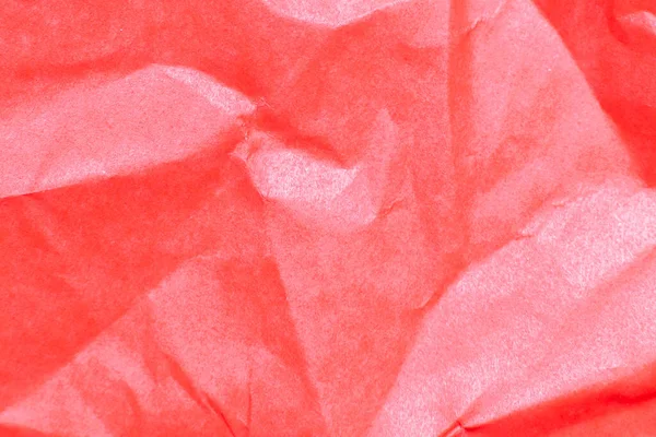 Grunge Gerimpelde Rode Kleur Papier Textuur Achtergrond — Stockfoto