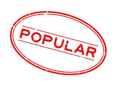 Grunge kırmızı kelime oval lastik mühür beyaz arka planda