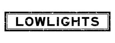 Grunge siyah ışık sözcük kare lastik mühür beyaz arka planda