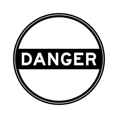 Beyaz arkaplanda siyah renkli mühür etiketi