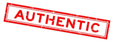 Grunge kırmızı otantik kelime rsquare ubber mühür beyaz arka planda