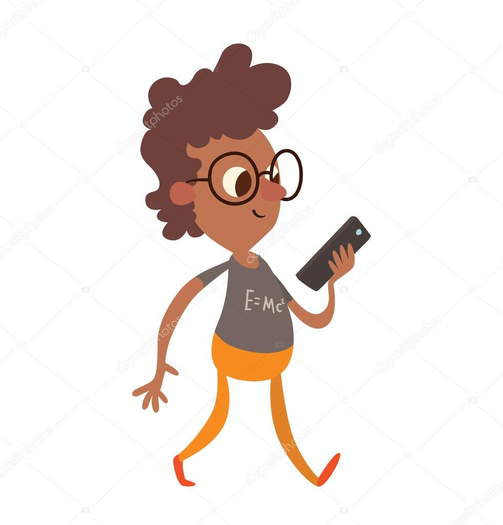 Funny Little Black Boy In Glasses With Brown Curly Hair Vector Image By C Tannilion Gmail Com Vector Stock 115086262 https depositphotos com 115086262 stock illustration funny little black boy in html