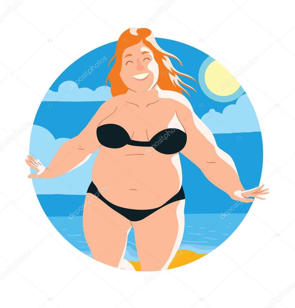 fat ladies in swimsuits